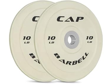 $24.99, Was $39.99, 37% Off! CAP Barbell Competition Plate Set, 10lbs Pair dealfomo