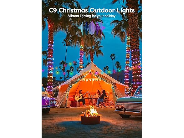 Brightown Smart Christmas Lights Outdoor, 100 LED