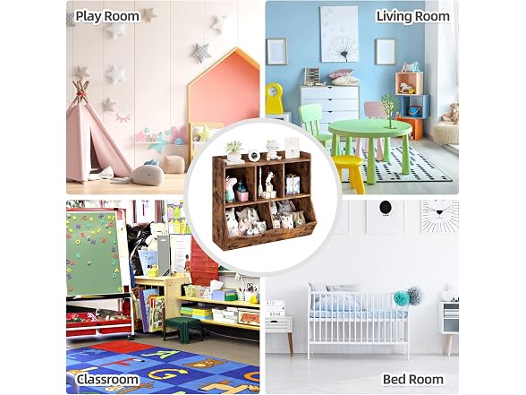 GAOMON Toy Bookshelf and Bookcase for Boys and Girls