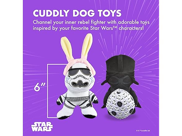 STAR WARS 2PC Easter Squeaker Pet Toys