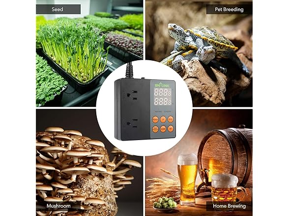 BN-LINK 6L-R3LI-MKBR Smart Wifi Digital Controller
