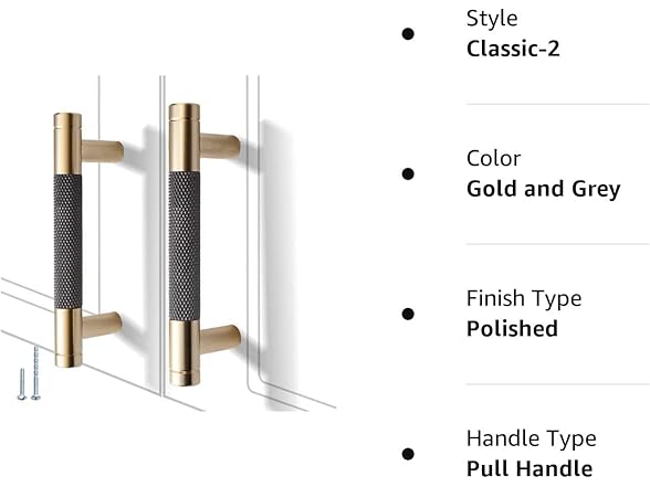 Guoharda Guoharda 12 Pack 3 Inch 76 mm Knurled C