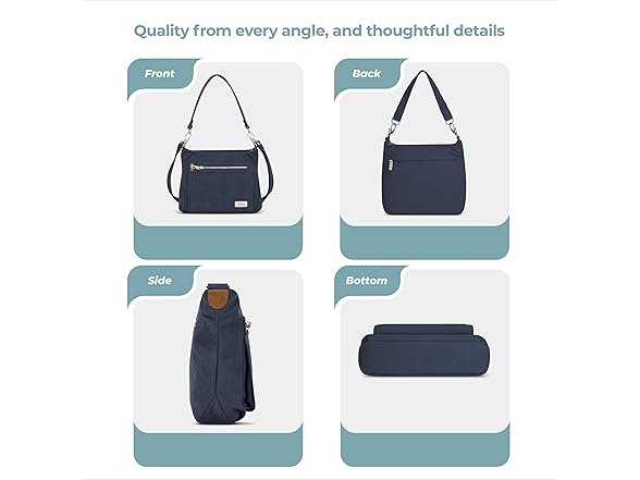 Travelon Travelon Anti-Theft Heritage Hobo Bag