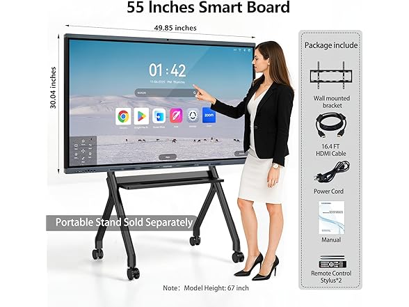55" Smart Board Digital Whiteboard