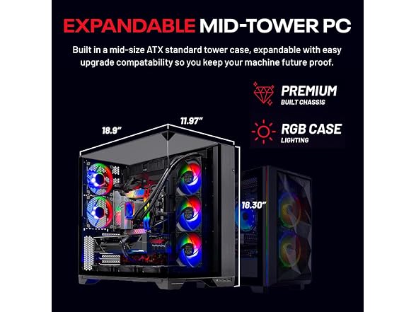 Skytech Gaming PC O11 Vision (9700X, RTX 5070)