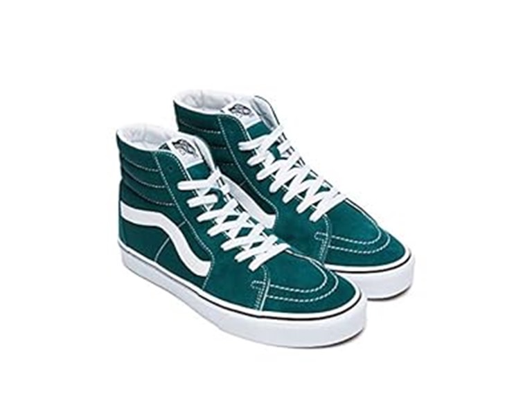 Vans SK8-Hi Unisex, Green, 4.5 Men / 6 Women