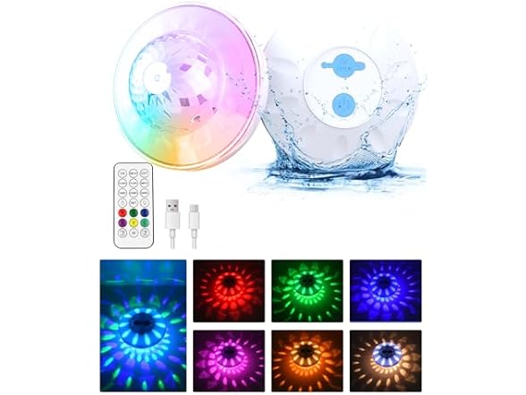 Floating Pool Lights, Rechargeable