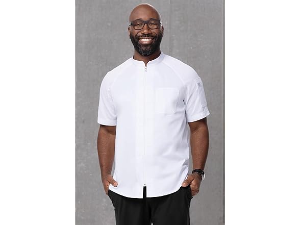 Chef Works Men's Arcadia Chef Coat (L)