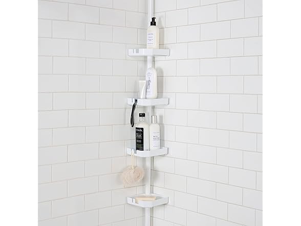 Bath Bliss 4 Tier Corner Shower Caddy