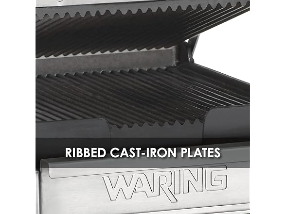 Waring Panini Press with Timer 120V