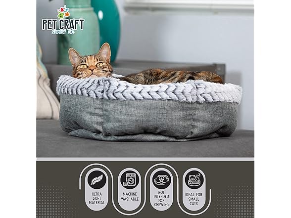Pet Craft Supply Soho Round Cat Bed