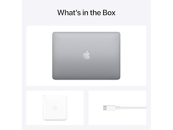 Apple MacBook Pro 2020 with Apple M1 Chip (13-inch, 8GB RAM, 256GB SSD Storage) Space Gray (Renewed) (Open Box)