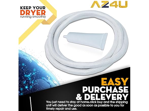 AZ4U Dryer Door Seal Gasket Replacement