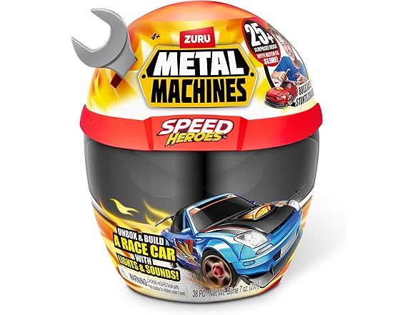 Metal Machines Speed Heroes (Silver) by Zuru