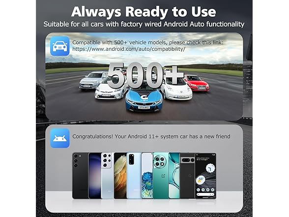 Wireless Android Auto Car Adapter