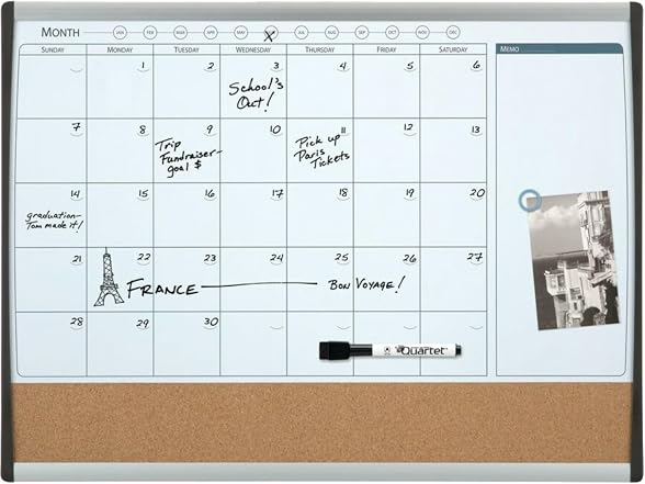 Quartet Magnetic Combination Calendar Board