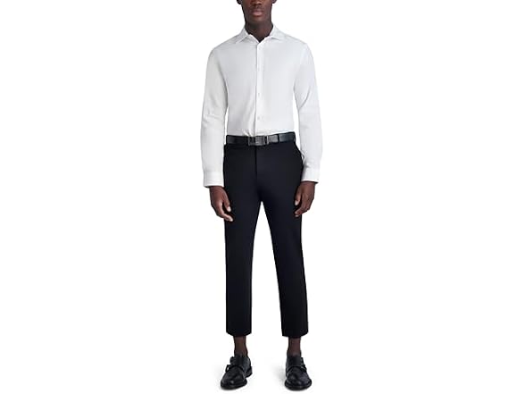 Karl Lagerfeld Men Jacquard Chevron Long Shirt