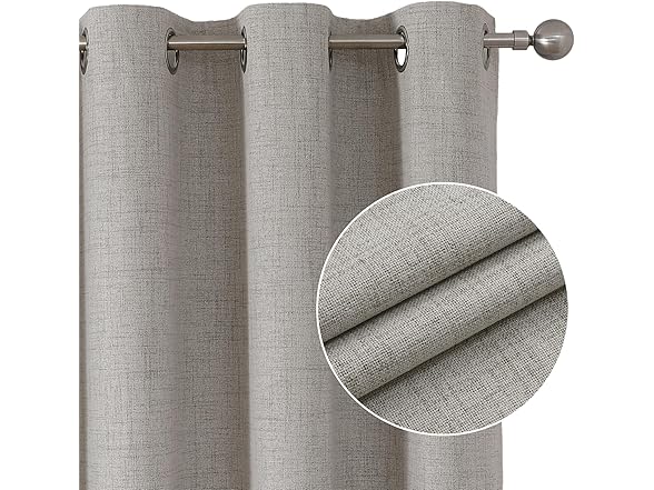 Joydeco Blackout Curtains, 63" Length