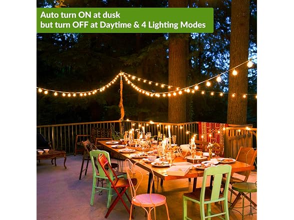 Lakumu 50FT Solar String Lights