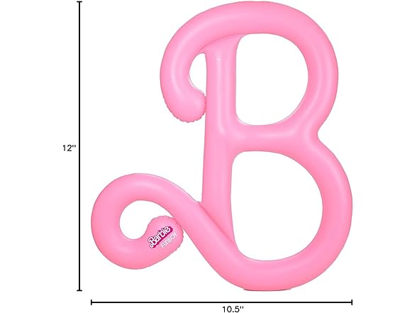 Barbie Iconic B Inflatable Pool Float