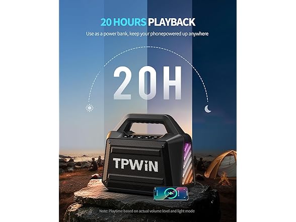 TPWIN Bluetooth Speaker | 80W