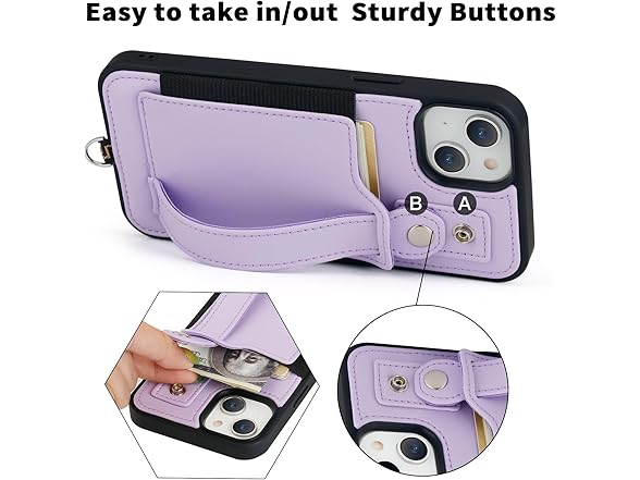 Wallet Case for iPhone 15 Case