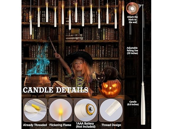 Floating LED Candles