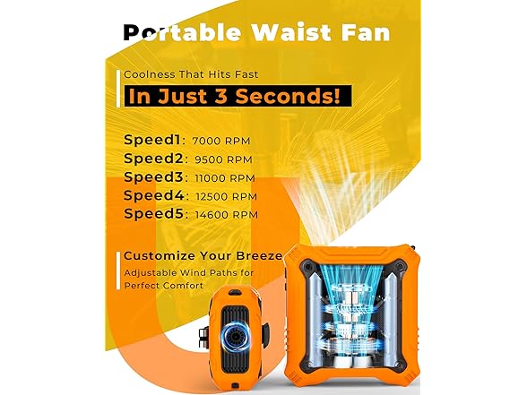 TUNISE Portable Fan