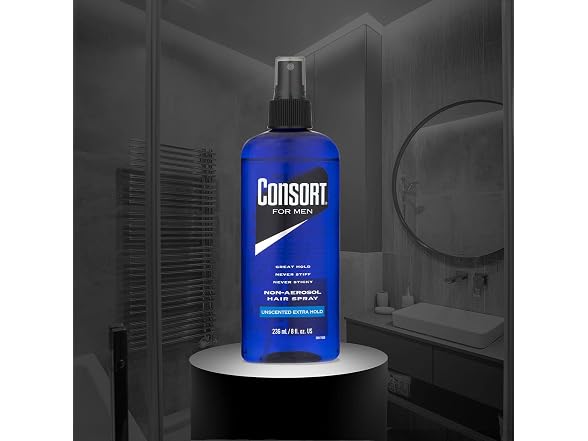 Consort Hair Spray 8 Ounce Unscented Extra Hold