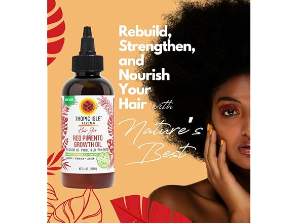 Tropic Isle Living 3x Strong Roots Red Pimento Hair Growth