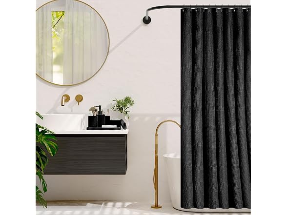 Clara Clark Bathroom Set - Black Bathroom Accessories Set