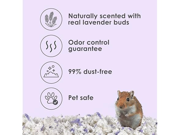 Kaytee Clean & Cozy Lavender Paper Bedding
