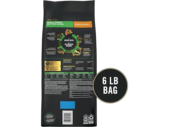 Purina Pro Plan Small Breed Dry Dog Food 6 lb.