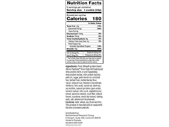 Power Crunch Kids Protein Snack