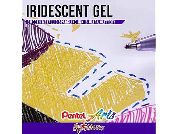 Pentel Sparkle Pop Metallic Gel Pen