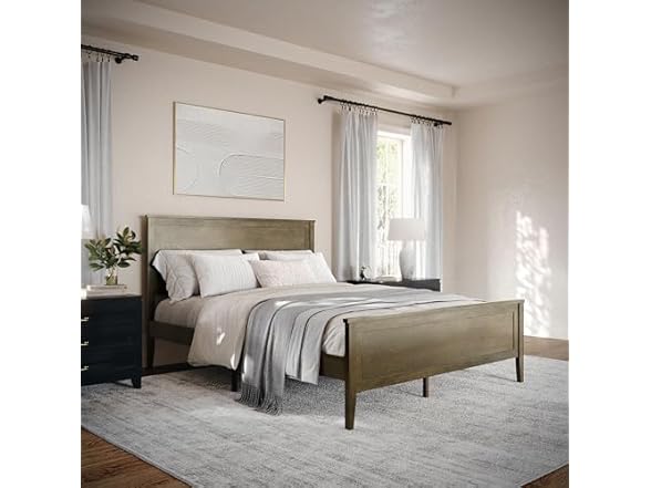 Martha Stewart Corbin Wood Platform Bed