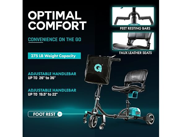 Great Circle USA GUT173 G3 Wheeled Folding Mobility So