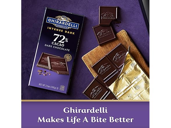 Ghirardelli Intense Dark Choc 72% 3.5oz