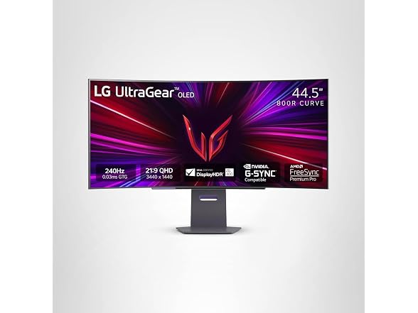 LG 45GS95QE Ultragear OLED Curved Gaming Monitor