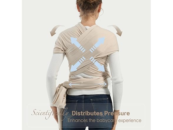 Shiaon Baby Wrap Carrier, 7-35lbs
