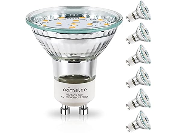 comzler GU10 LED Bulbs 5000K Daylight