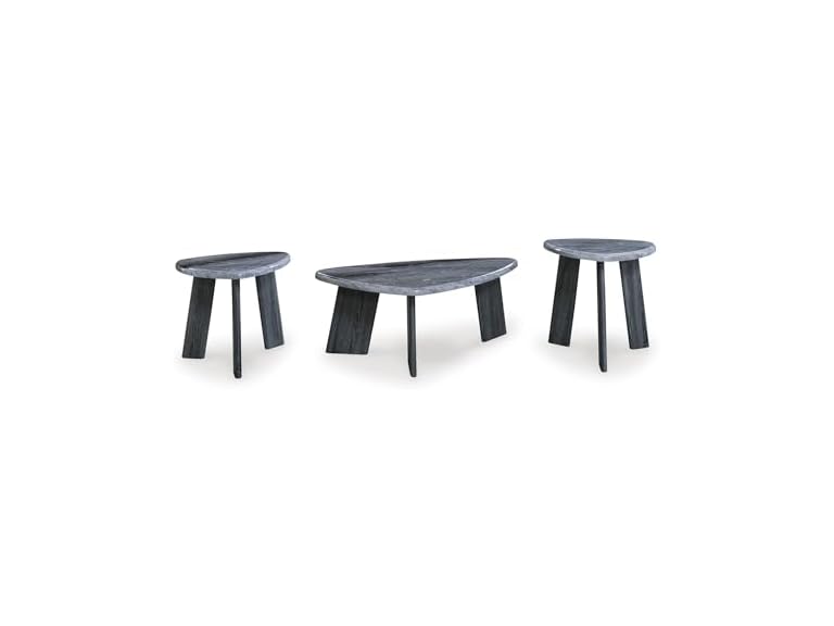 Ashley Bluebond Table Set 3pc Gray