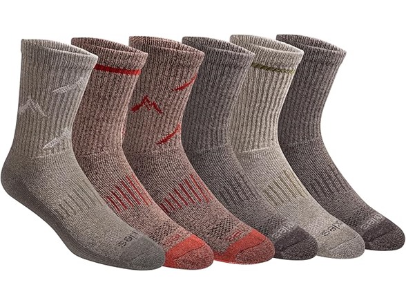 Comfort Length Olive Assort (6 Pairs)