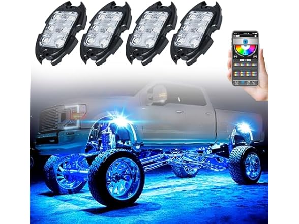 ALDST Rock Lights 4 Pack