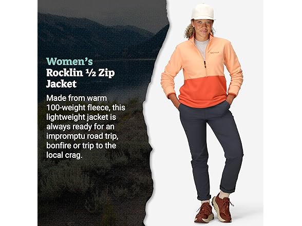 Marmot (XL) Womens Rocklin Half Zip