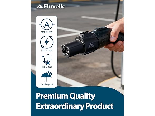 Fluxelle J1772 to Tesla Charger Adapter