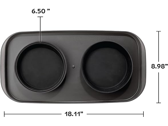 madesmart Dipware Family-Style Dual Serving Tray