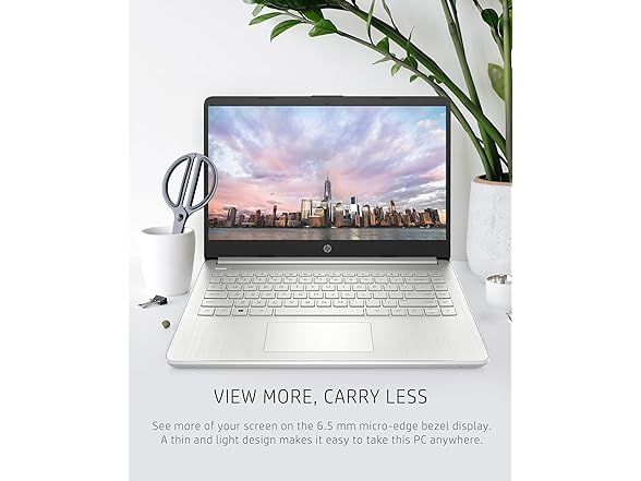 HP 14-fq1025nr 14" 256GB SSD,AMD Ryzen 5 5500U, 4 GHz, 80GB (Open Box)