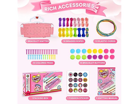 TQRAZ Friendship Bracelet Kit