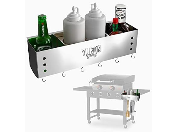 Yukon Glory Stainless Steel Griddle Caddy